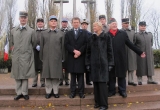 10 listopada 2015 r. uroczystość z okazji zawieszenia broni 1918r, na cmentarzu francuskich żołnierzy w Gdańsku.